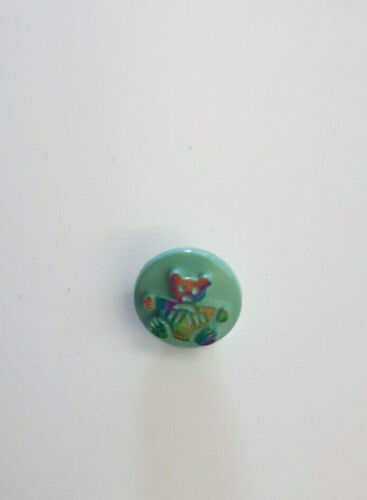 Novelty buttons Iridescent Bear 13mm shank button In 4 Colours - Baby - Cardigan - Picture 4 of 11