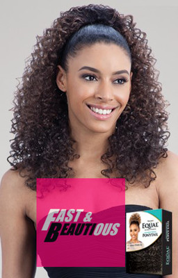 Coda Di Cavallo Sintetica Freetress Equal Con Coulisse - Creta - Foto 7