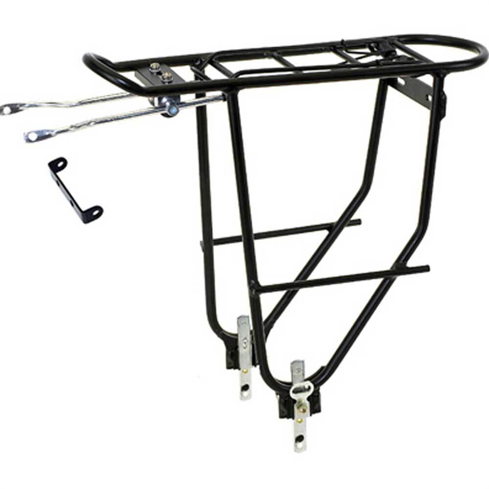 E-Bike Gepäckträger 26-28 Zoll Schwarz E-Max STePS Alu Verstellbar Fü Akkus - Foto 4
