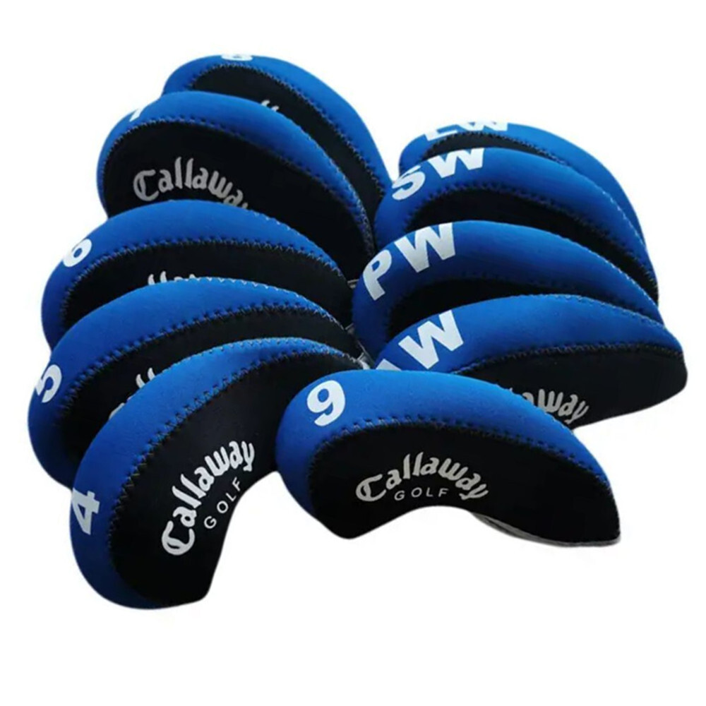 10PCS Golf Iron Headcovers for Callaway Club Head Covers Caps 4LW eBay