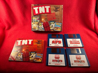 TNT Atari ST Game Tengen Hard Drivin Toobin APB Dragon Spirit XYBOTS UNTESTED