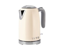 Produktbild - Silvercrest Wasserkocher Chrom Retro SWKR 3100 A1 3100W 1,7L creme *B-Ware