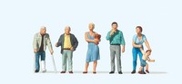 Preiser 10454 Passanten 1:87 Spur H0 Neu Ovp Figuren