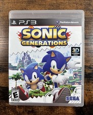 Sonic Generations (PlayStation 3, PS3) Complete CIB w/Manual Tested
