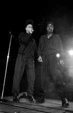 Rappers Kid and Play of Kid-N-Play performs at Kemper Arena in Kan- Old Photo 9