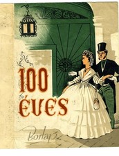 100 Eves Menu Budapest Hungary 1960 Borlap