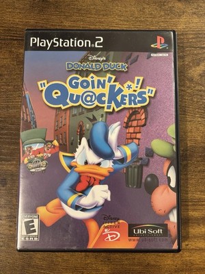 Disney Donald Duck Goin' Quackers - Sony PlayStation 2 PS2 - No Manual - Tested