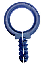 HEAVY DUTY GARDEN BARRIER CHAIN PUSH SCREW WOOD/POST SPLIT SHAFT EYE HOOKS 55MM