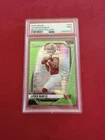 2024 Panini Prizm Jayden Daniels Rookie Neon Green Pulsar Prizm #347 PSA 9