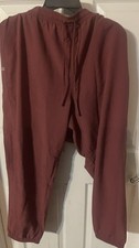 Scrubstar Women s Heather Dark Cherry Scrub Pants NWT Size 2XL.