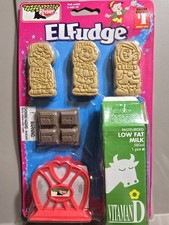 Keebler ELFudge Boley Play Pretend Food Cookies Chocolate Milk 2005 - NEW -