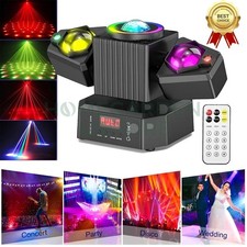 KTV Laser Light RGBW LED Moving Head Disco Stage Lighting Beam DMX512 Party DJ