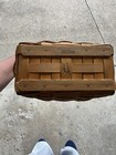 Longaberger Large Saddlebrook Basket Purse Vintage Wood Leather Shoulder Bag — photo 2