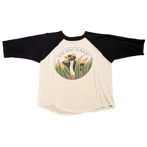 Fleetwood Mac The Mac Is Back Tour Shirt Signal 1980s vintage concert t-shirt, vintage, size XL, single stitch, B+ condition