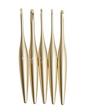 Furls Crochet Hook Gold Streamline Metal Matte Ergonomic 7" E / 3.50mm