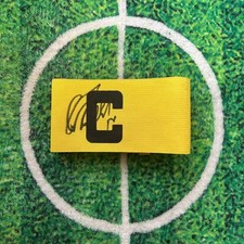 Jack Rudoni Of England, Wimbledon & Coventry Signed Captain Armband wCOA