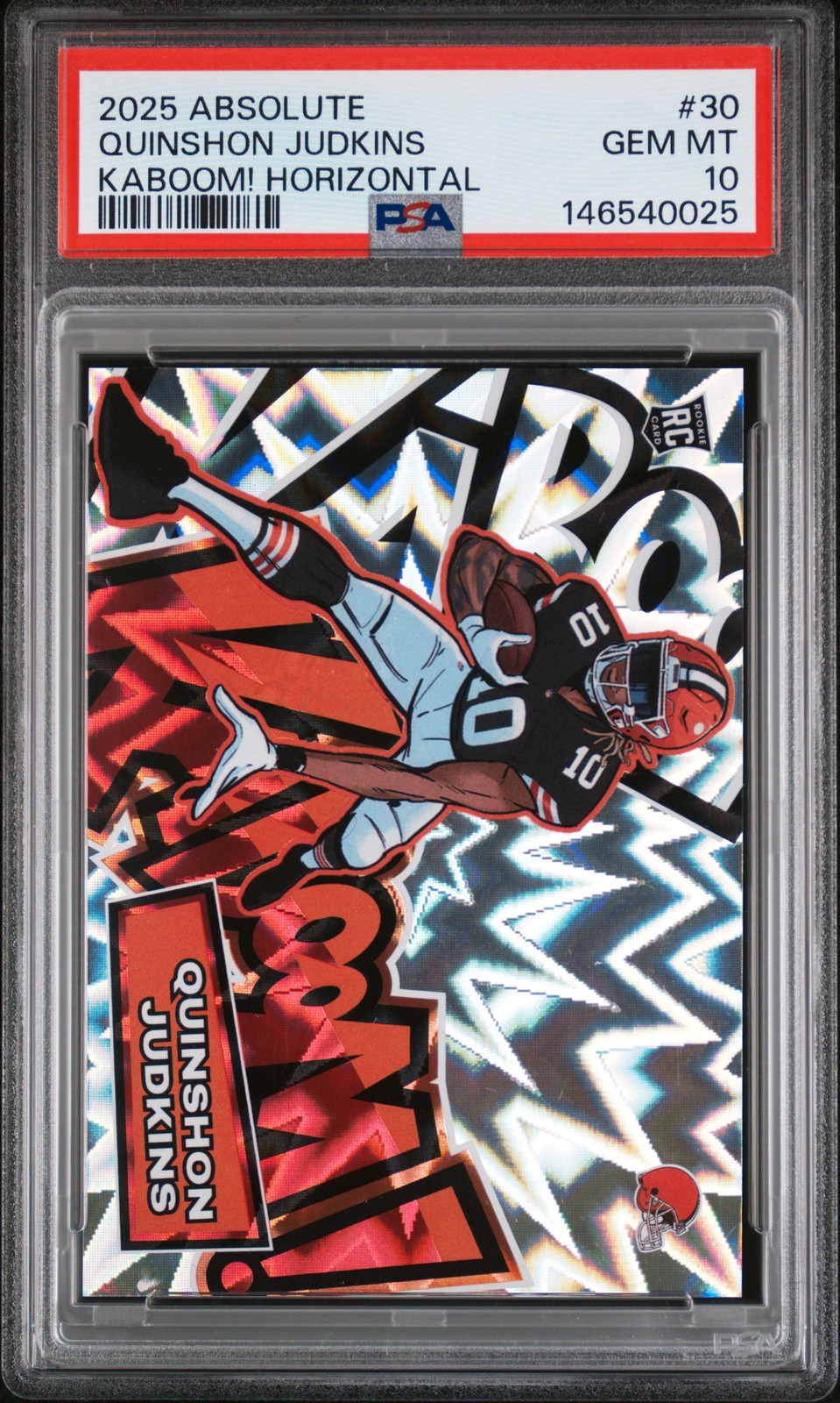 Quinshon Judkins Panini Absolute Kaboom! Horizontal #30 Base