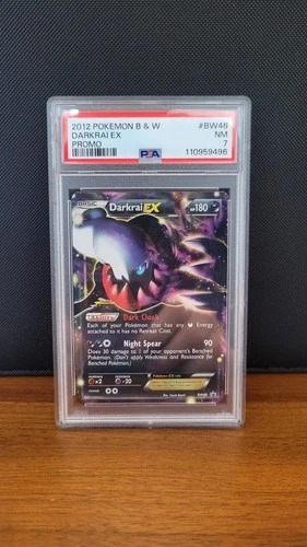 Pokémon TCG Darkrai EX Holo Promo Black & White #BW46 2012 PSA 7 English