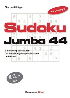 Sudokujumbo 44 5 Schwierigkeitsstufen - für Einsteiger, Fortgeschrittene und ...