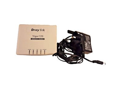 DrayTek Vigor 120 Annex A Modem V2 PLUS PSU.ref:draytek 