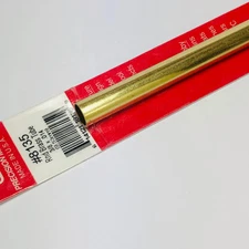 K&S 8135 Round Brass Tube 3/8" OD x 12"