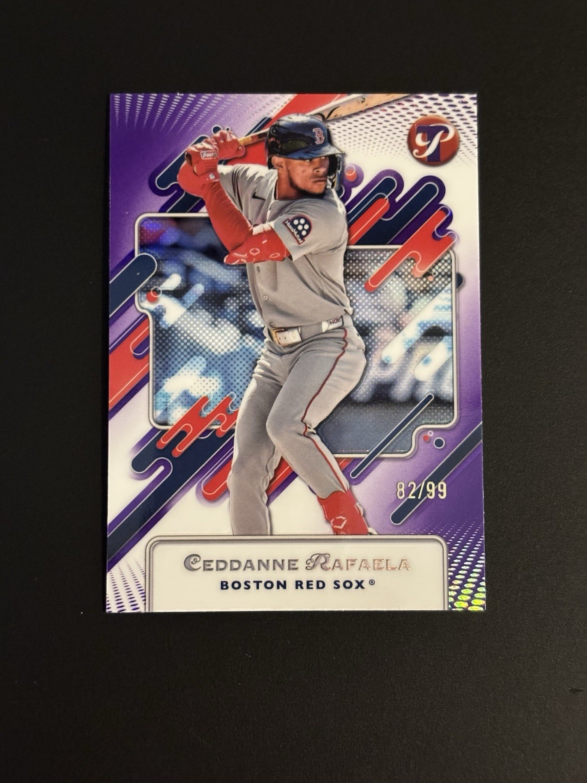 2025 Topps Pristine #44 - Ceddanne Rafaela - Purple Refractor /99 Boston 🔥