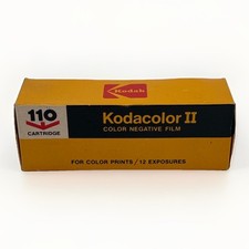 Kodak Kodacolor II C 110-12 Color Negative Film 12 Exposure ISO 80 Expired 1975
