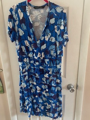 Colleen Lopez (HSN) Floral V Neck Dress