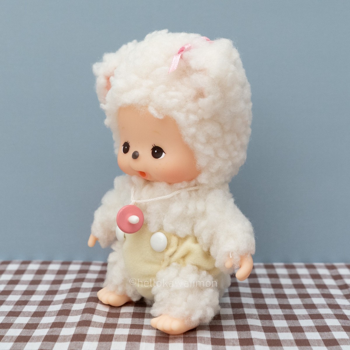 Bebichhichi's Friend Mel Sheep Baby Monchhichi Lamb Rare Sekiguchi