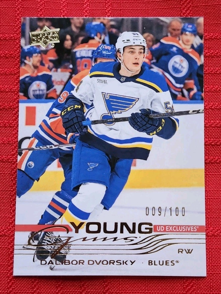 2025-26 UPPER DECK SERIES 1 🔥 #226 DALIBOR DVORSKY YOUNG GUNS EXCLUSIVE RC /100