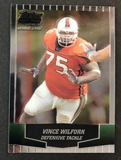 2004 Topps Draft Picks & Prospects #136 Vince Wilfork Miami Hurricanes Chrome