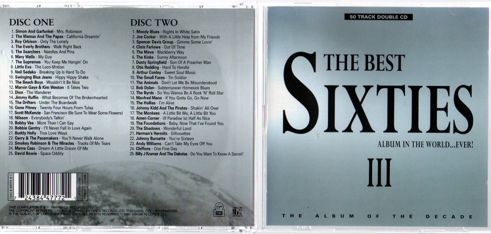 The Best Sixties Album in the World Ever III (Vol. 3) (double CD 1997)