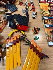 LEGO Ninjago: Fire Temple #2507 (2011)  Complete with box, manuals & mini figs