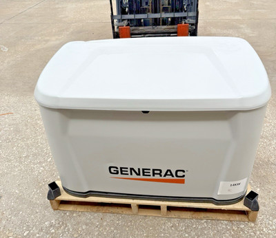 Generac 7258 14kW Air-Cooled Whole Home Standby Generator NEW (DENTED) NO ATS