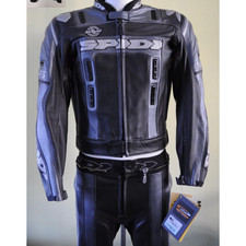 TUTA IN PELLE BOVINA SPIDI NRG TOURING MOTO TAGLIA 50 DIVISIBILE "OUTLET"