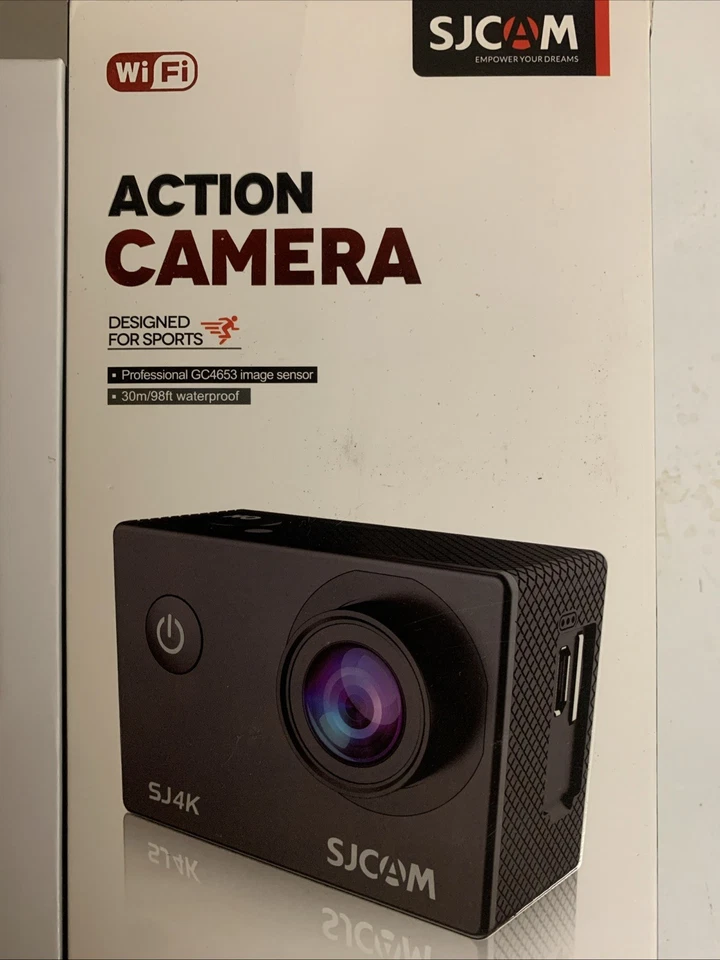 SJCAM SJ4K Action Camera 4K WiFi 40MP Ultra HD Vlog Sports Cam Waterproof 170° - Image 3 of 4