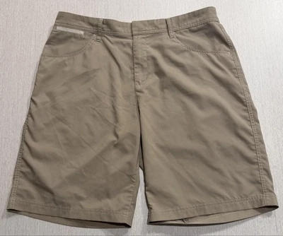 Adidas Climalite Shorts Mens 34 Beige Microfiber Chino Golf Quick Dry Casual - Image 1 of 4