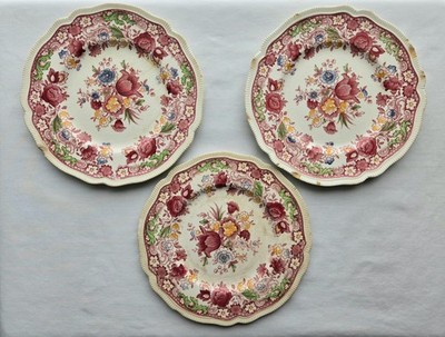 Johnson Brothers Winchester 7'' Small Plate Saucer Lot (3) Chipped Edges