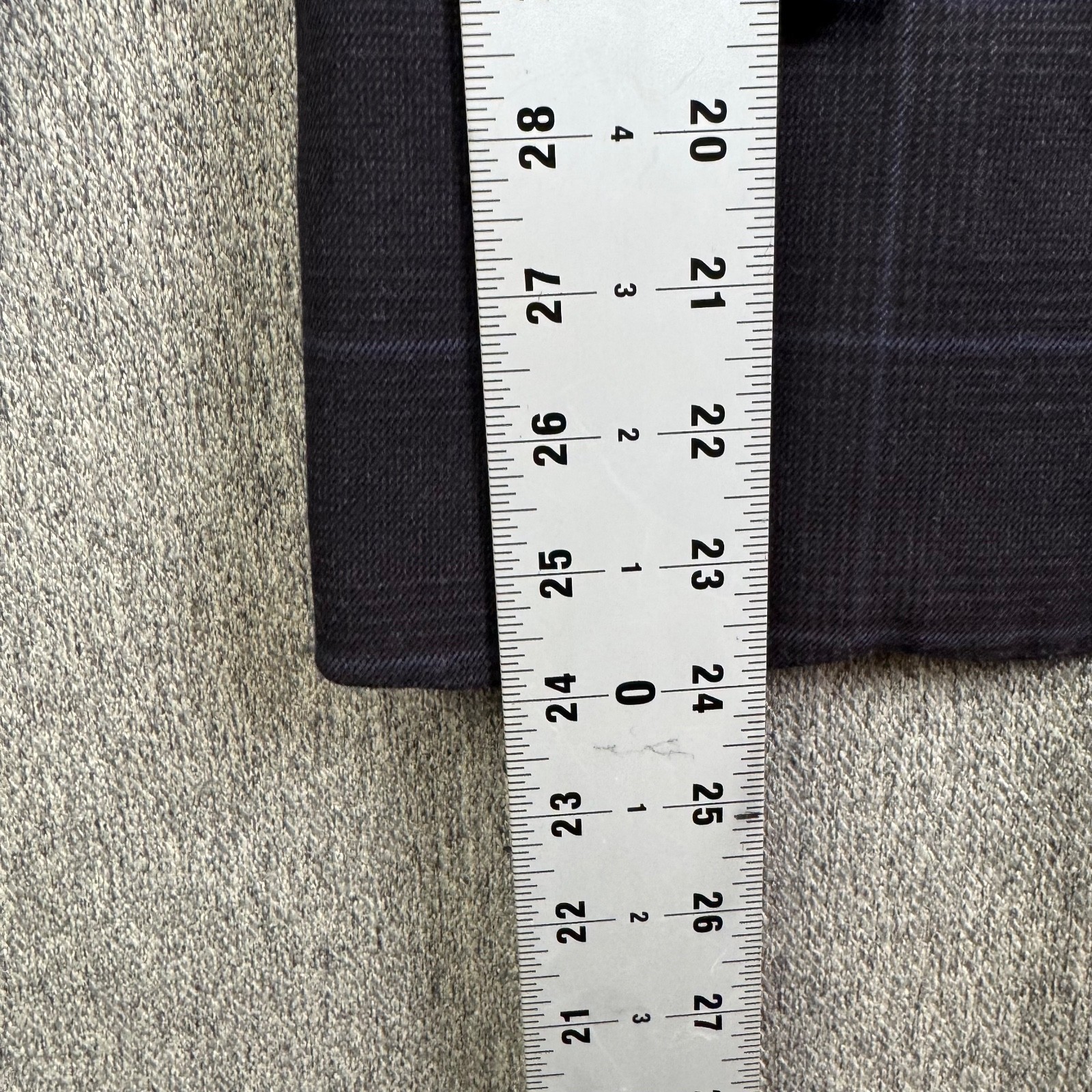 Zara Basic Plaid Single Button Elbow Patch Blazer… - image 6