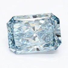 1 Ct Radiant IGI Certified Loose Lab Grown CVD Diamond F.V.Blue Color VVS2