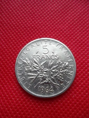 Pièce de 5 Franc Argent - Semeuse de Roty - 1964 SUP - Photo 1/4