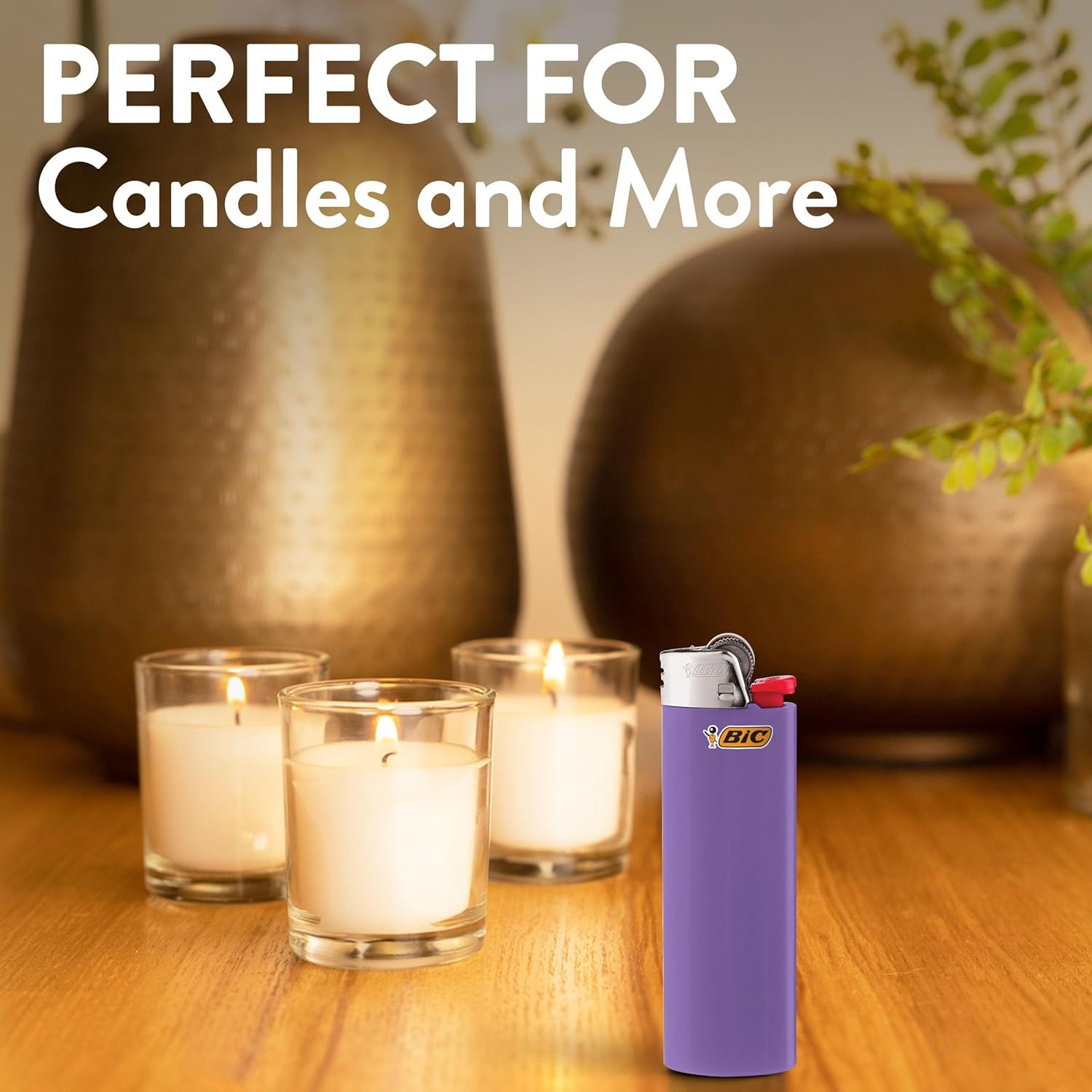 BIC MAXI larger Pocket Lighters Assorted Colors, 10-Pack (Colors May Vary)