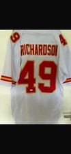 Tony Richardson Signed Chiefs koszulka – certyfikat JSA – Hall of Fame