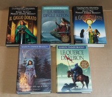 Marion Zimmer Bradley -5 libri cartonati Longanesi . Albion Alton Avalon Giglio