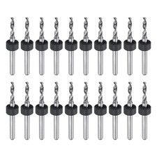 20pcs Micro PCB Drill Bits 2.25mm Tungsten Steel for  CNC Engraving
