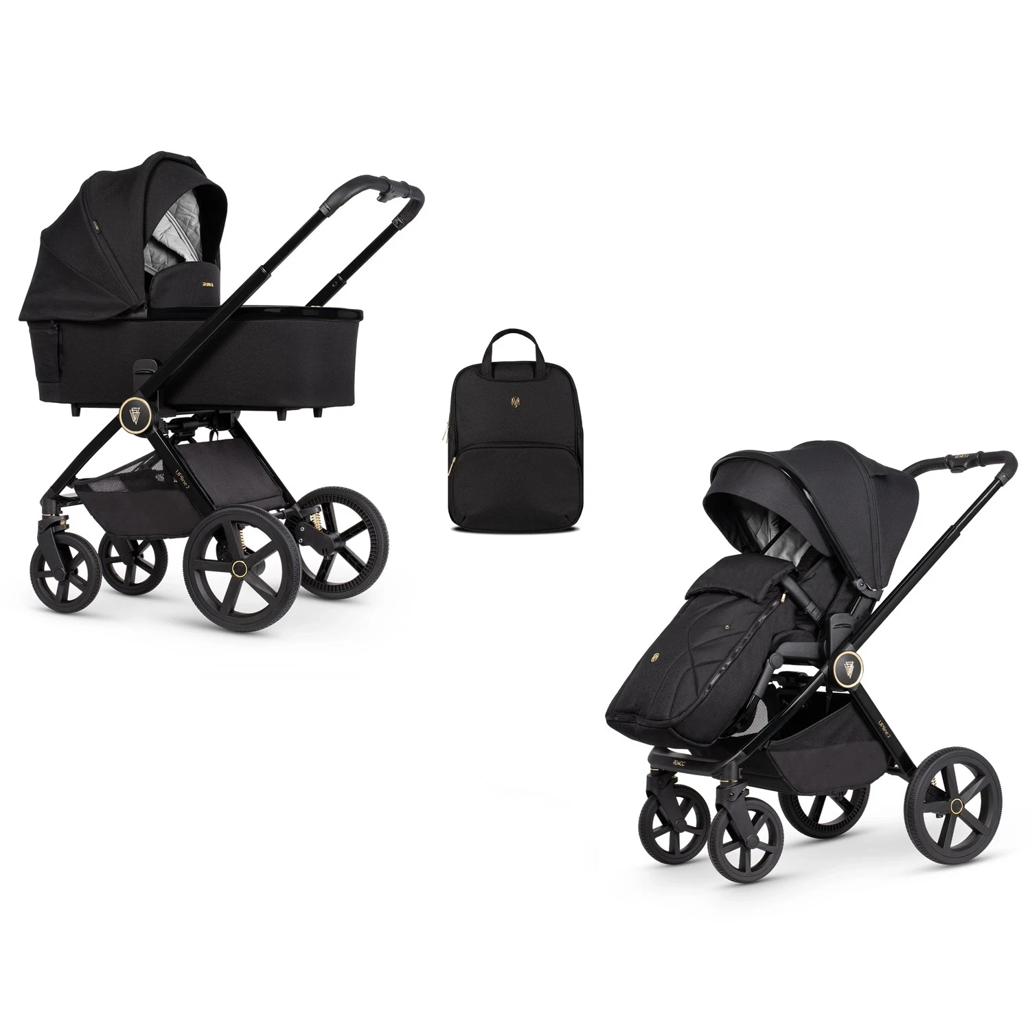 Venicci [DUO] Tinum 2.0 Upline 2 All Black