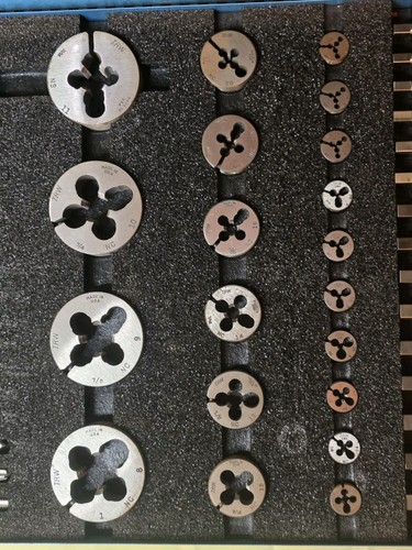 Vintage TRW - Greenfield 84 Piece ~ THREADING / TAP & DIE SET  -  SAE ~ USA - Picture 3 of 16