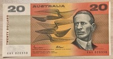 Australia 20 dollars 1974-1994 p-46e(2) aUNC