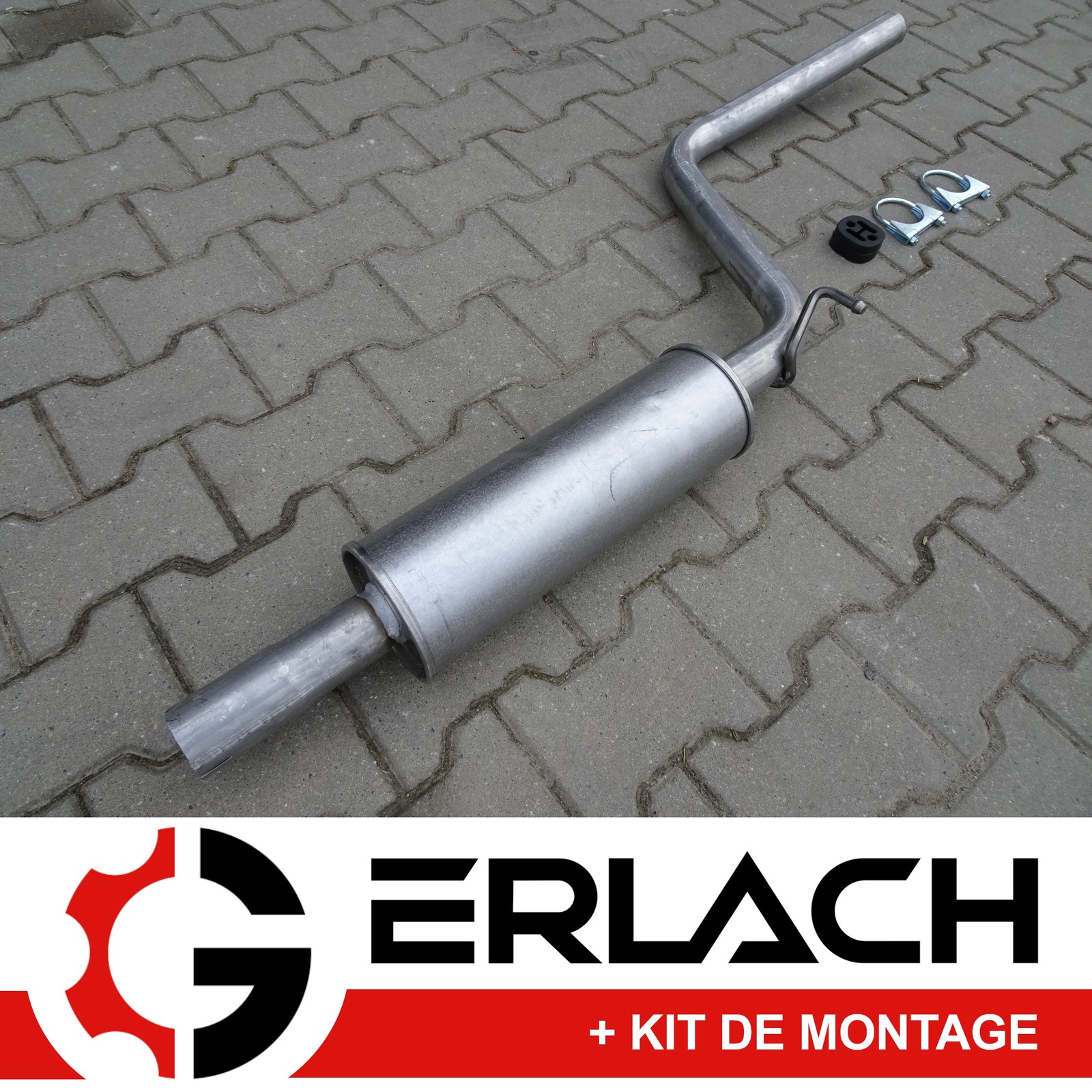 Echappement central pour VW Caddy Maxi III 1.9 TDi reparation controle technique