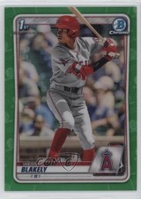 2020 Bowman Draft Chrome Green Refractor 13/99 Werner Blakely #BD-128 jc3